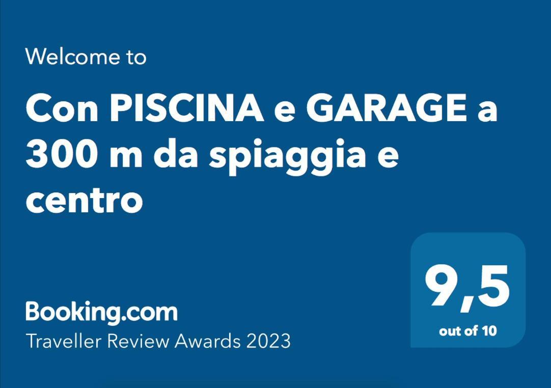 Con Piscina E Garage A 300 M Da Spiaggia E Centro Torre dell'Orso Exterior foto